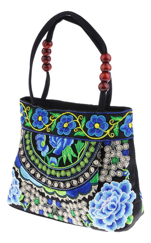 Bolsos Bordados Boho Para Mujer - Bordado De Flores [u]