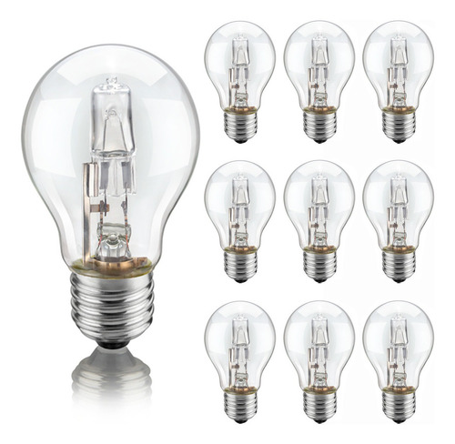 Kit 10 Lampadas Incandescente Estufa Granja 100w E27 2700k 127v
