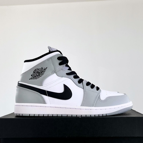 Air Jordan 1 Mid Smoke Grey 25mx, 26mx, 27mx, 28m - Original