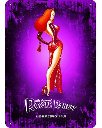 Who Framed Roger Rabbit Minimal Movie Posters Metal Tin...