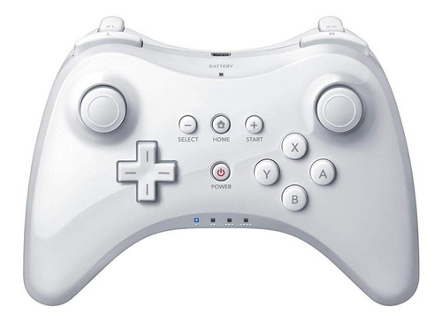 Controle joystick sem fio Nintendo Wii U Pro Controller branco