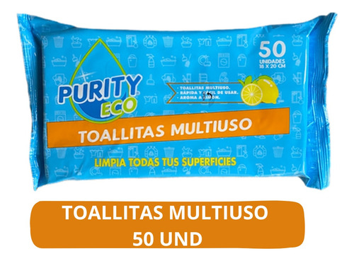 Toallitas Multiuso Desifectante ( 50 Unid)