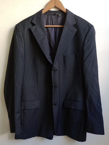 Blazer Zara Man Azul Oscuro Saco