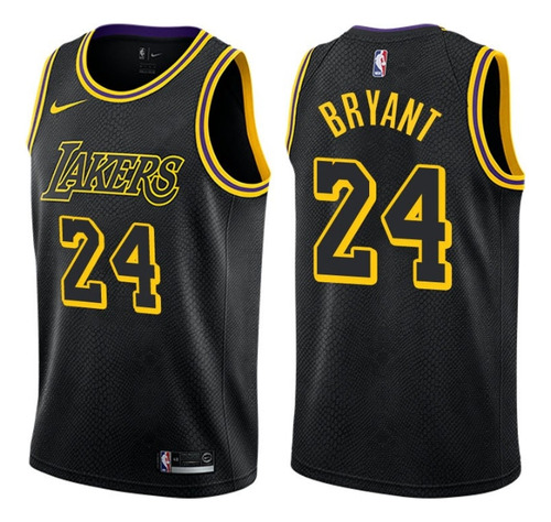 Jersey Lakers Kobe Bryant Black Mamba