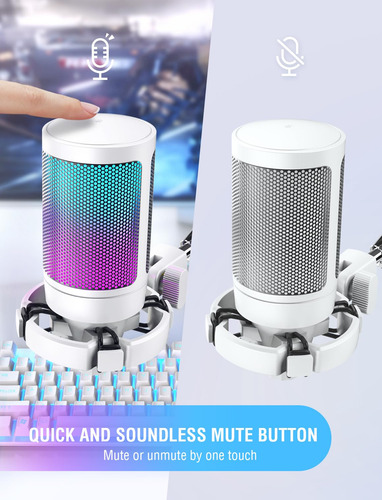 Usb Microphone Fifine Ampligame A6v For Pc Gaming Recording