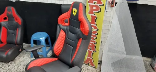 Silla Gamer Estilo Ferrari Oficina Trabajo Video Juegos Play
