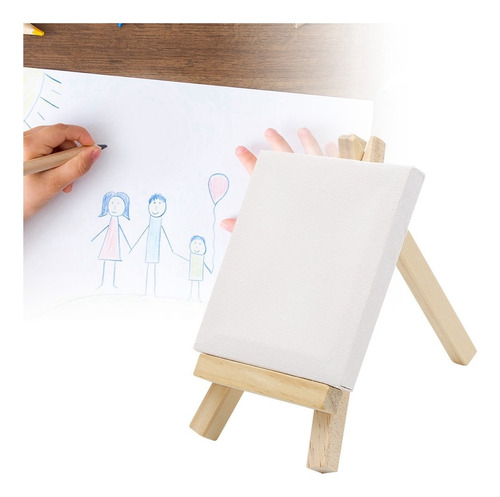Soporte De Pintura De Madera, Juego De Mini Caballete De Lie