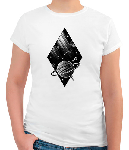 Playera Saturno - Universo - Planetas