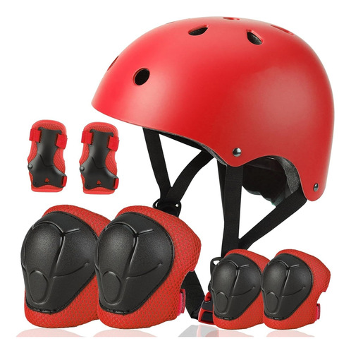 Casco De Bicicleta Para Niños Pequeños, Conjunto De Equipo