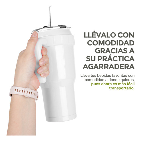 - Garrafa Térmica Extra Grande De Aço Inoxidável Com Parede