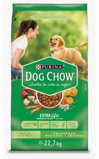 Dog Chow Cachorro Raza Mediana Grande 22.7kg