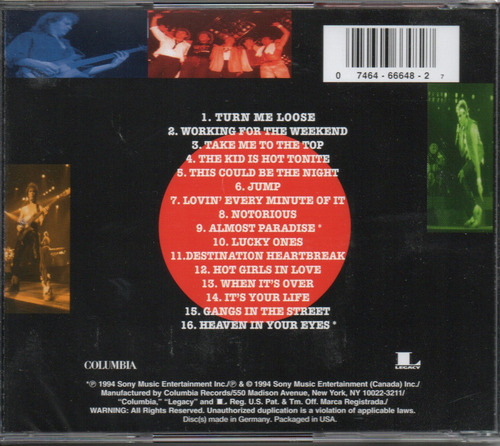 Loverboy Greatest Hits Cd - Journey Foreigner Cheap Trick U2
