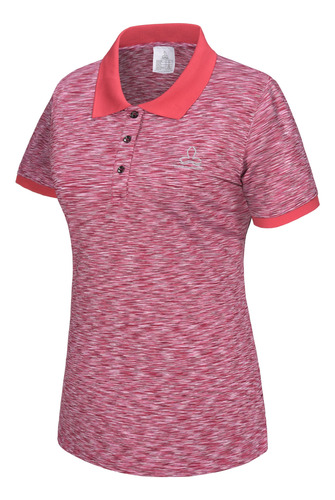 Polo De Golf Ds De Manga Corta Elástico De Secado Rápido Par