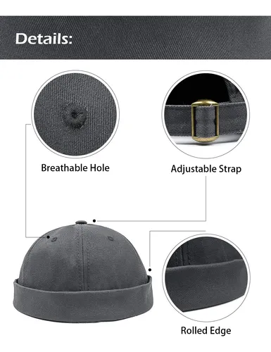Zylioo Sombreros Sin Ala Xxl De Gran Tamaño, Gorra De Cala.