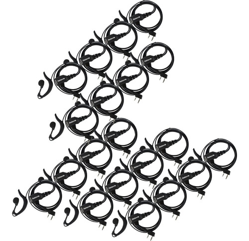 20pc Retevis R-111 Tyt G Tipo Ptt Auricular Auricular Forret