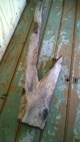 Antiguo Rustico Arado Mansero Mansera Tronco Arbol C Cuchill (Usado)