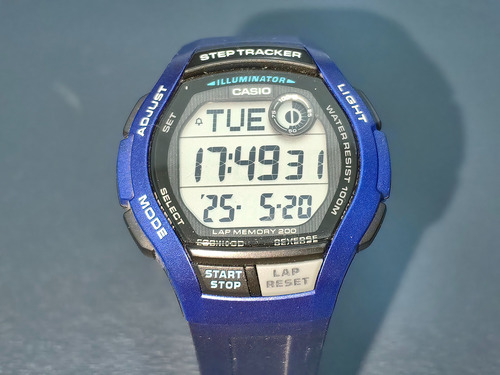Reloj Casio Digital Ws-2000h-2a 200 Laps Wr100m Modelo (Usado)