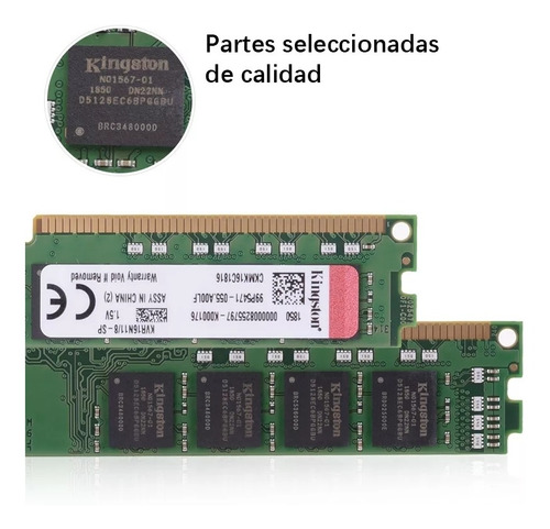 Imagen 6 de 10 de Kingston Memoria Ram Ddr3 8gb 1600mhz Computadora Intel Amd