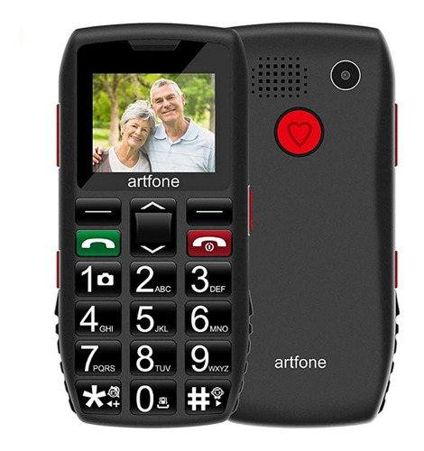 Artfone Celular Senior Desbloqueado Con Botón Sos