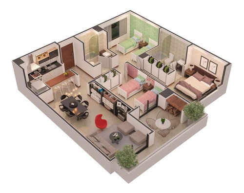 Imagen 2 de 6 de Departamento - Liniers