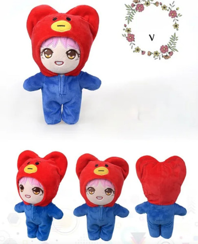 Peluche Muñeco Felpa Tata Bt21 V Taehyun Bts 22cm Army Kpop (Usado)