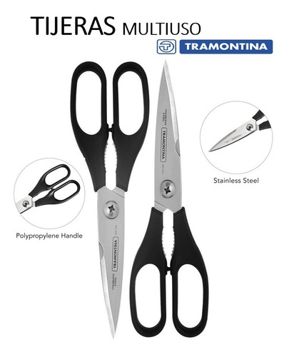 Tijeras Multiuso Acero Inox Tramontina The Chopping K-zerola