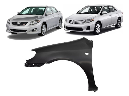 Guardabarro Toyota Corolla 2009 2010 2011 2012 2013 C/a Izq