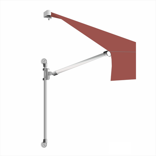 Toldo Rebatible Manual 4.00mt. Lona Sembra 7000 Granate