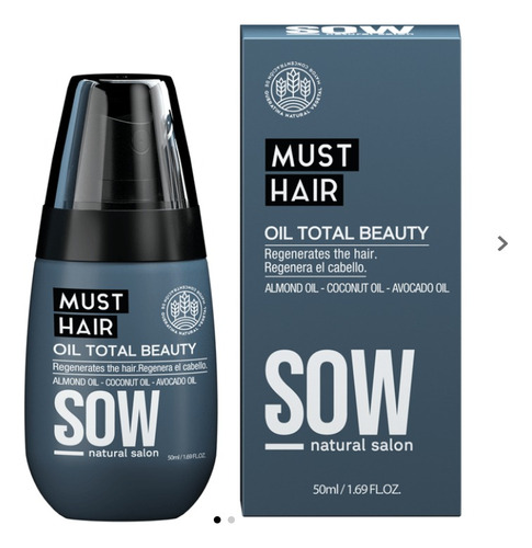 Aceite Capilar Sow Must Hair Oil 50ml Almendra Coco Y Palta