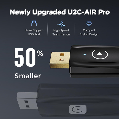 Msxttly Wireless Carplay Adapter, Car Play Dongle Ios 12+ Fo