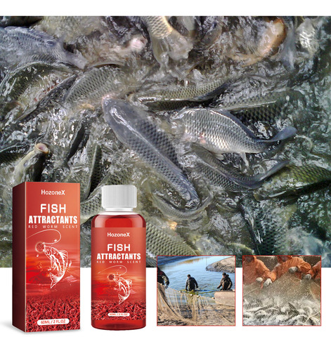 Cebo Líquido Red Worm, Señuelos Atrayentes Para Pesca