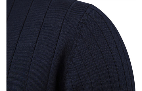 Sudadera Casual Con Cuello Alto Y Media Cremallera Para Homb
