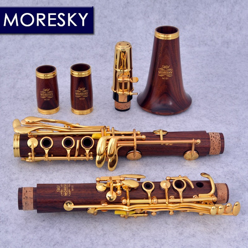 Clarinete Profesional Red Wood De Palisandro En Si Bemol Dor