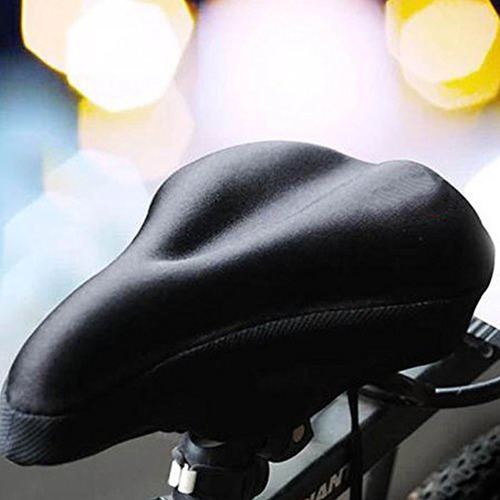 Cojín De Silicona Más Ancho Para Bicicleta, Almohadilla Blan