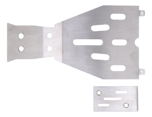 Placa Protectora De Chasis Rc, Protección De Acero Inoxidabl