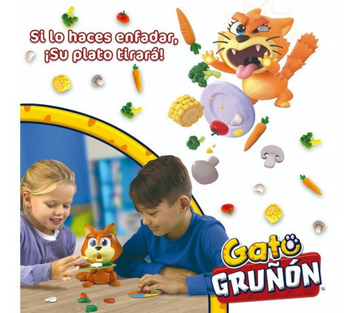 Imagen 3 de 8 de Gato Gruñon Juego De Mesa Original Wabro 26538