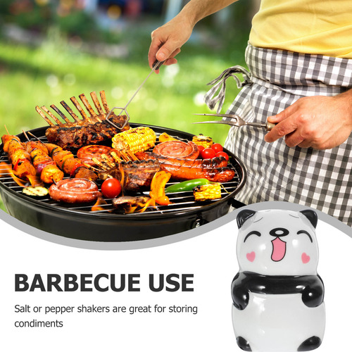 Condimentador De Cerámica Panda Molding Kitchen Pepper