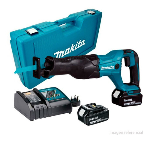 Sierra Sable Makita Djr186rte 18v +2 Baterías 5ah Y Cargador