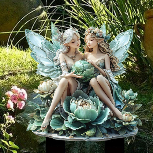 Estaca De Jardín De Hadas, Letrero Decorativo Para Patio,