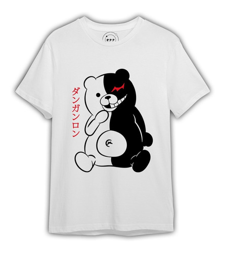 Polera Monokuma Danganronpa 100% Algodón