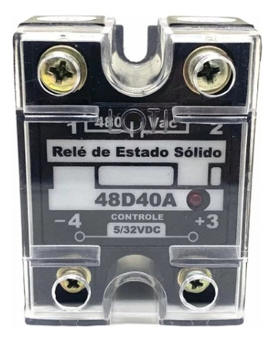 Relé Estado Sólido 48d40a 480vac 40a Ssr40 Loti
