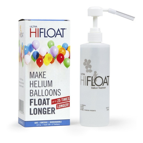 Hi Float Hifloat Gel Para Globos Con Helio Bombas Duren Mas