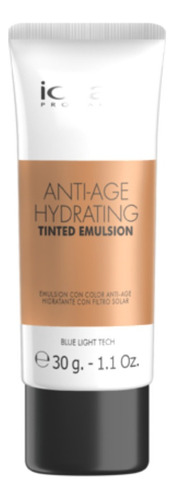 Base de maquillaje Idraet Anti age hydrating ANTIAGE HYDRATING TINTED EMULSION tono ht50 mocha - 30mL 30g