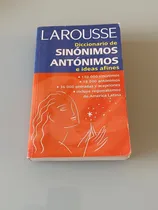 Comprar Diccionario De Sinónimos Y Antónimos E Ideas Afines