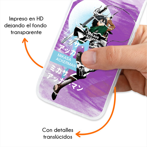 Funda Para Samsung Galaxy Mikasa Ackerman Attack On Titan