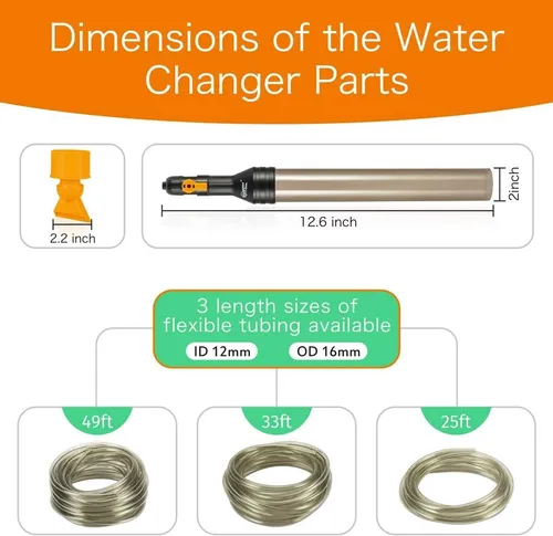 Hygger Upgrade Kit Cambiador De Agua Para Acuario, Limpia...