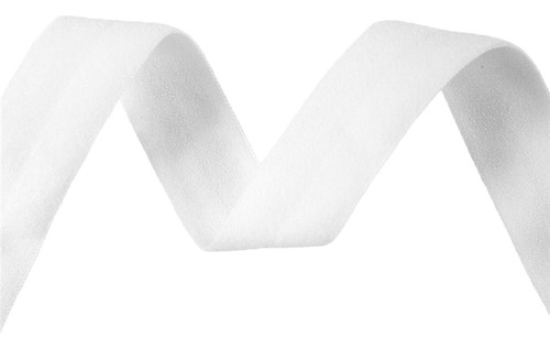Cordão Elástico Trançado Com Miçangas Branco Branco 2cm