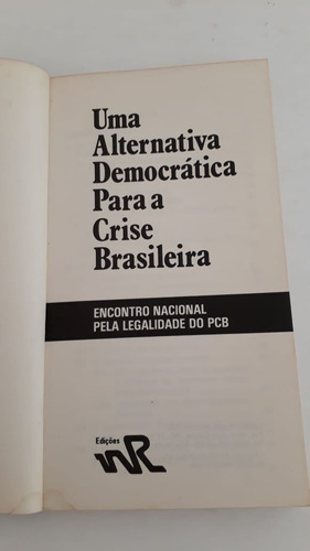 Livro Sobre A Legalização Do Partido Comunista De 1984