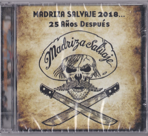 Madriza Salvaje - 2018... 25 Años ( Punk Hardcore ) Cd Rock