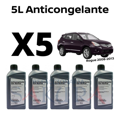 Anticongelante Azul Original 5 Litros Rogue 2008